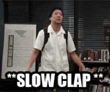 Slow Clap GIF - Community Ken Jeong Clap GIFs