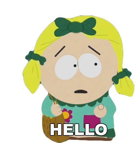 Hello Butters Stotch Sticker - Hello Butters Stotch South Park Stickers