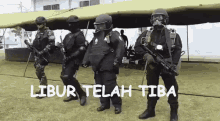Libur Telah Tiba Hore Hore Hore GIF - Army Tentara Happy GIFs