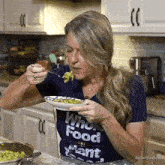 Taking A Bite Jill Dalton GIF - Taking A Bite Jill Dalton The Whole Food Plant Based Cooking Show GIFs