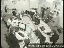 Office Tackle GIF - Office Tackle Attack GIFs