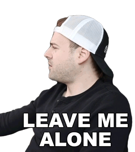 Leave Me Alone Jared Dines Sticker - Leave Me Alone Jared Dines Get Lost Stickers