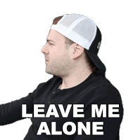 Leave Me Alone Jared Dines Sticker - Leave Me Alone Jared Dines Get Lost Stickers