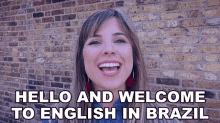 Hello And Welcome To English In Brazil Carina Fragozo GIF - Hello And Welcome To English In Brazil Carina Fragozo English In Brazil GIFs