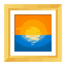 framed picture objects joypixels painting photograph