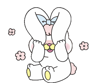 Rico Bunny Sticker - Rico Bunny Blushed Stickers