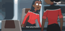 Not Anymore Captain Freeman GIF - Not Anymore Captain Freeman Star Trek Lower Decks GIFs