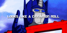 The Transformers Optimus Prime GIF - The Transformers Optimus Prime Looks Like A Cinnamon Roll GIFs