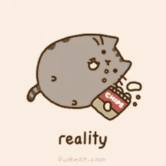 Pusheen Chips GIF Pusheen Chips Back To Reality Discover Share GIFs