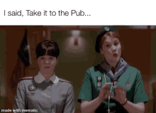 kate lamb delia busby emerald fennell patsy mount to the pub