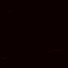 a yellow and red background with a red star in the middle