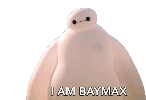 I Am Baymax Baymax Sticker - I Am Baymax Baymax Its Me Baymax Stickers