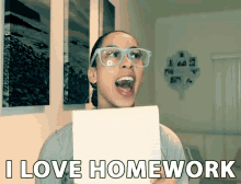 I Love Homework Homework GIF - I Love Homework Homework I Love It GIFs
