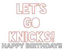New York Knicks Go Knicks GIF - New York Knicks Go Knicks Lets Go Knicks GIFs