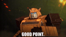 Transformers Good Point GIF - Transformers Good Point Bumblebee GIFs