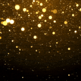 a picture of a man and a woman in a frame with gold sparkles