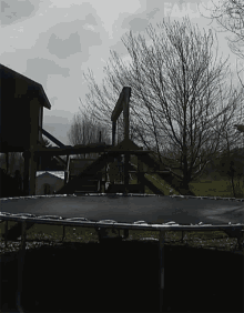 trampoline broken