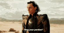 Loki I Beg Your Pardon GIF - Loki I Beg Your Pardon Excuse Me GIFs