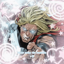 a picture of thor with the words thor solo de leacito written on it