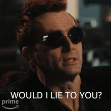 Would I Lie To You Crowley GIF - Would I Lie To You Crowley David Tennant GIFs
