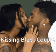 Kissing Black Couple GIF - Kissing Black Couple Make Out GIFs