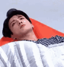 Bts, Ngủ, Jungkook, Khôngngủđược GIF - Bts Sleep Jungkook GIFs