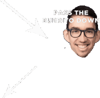 Pass Burrito Sticker - Pass Burrito Pass Burrito Stickers
