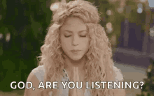 Shakira Praying GIF
