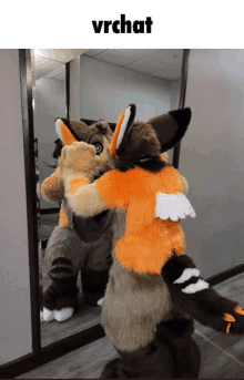 Furry Vrchat GIF - Furry Vrchat Mirror GIFs