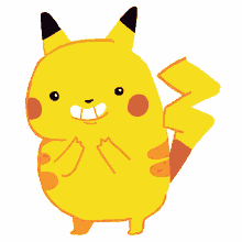 pokemon pikachu cute smile happy