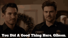 Station19 Travis Montgomery GIF - Station19 Travis Montgomery You Did A Good Thing Here Gibson GIFs
