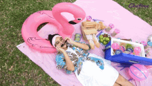 piknik chatime indonesia santai berjemur picnic