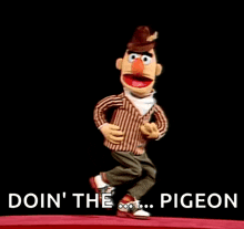 Bert Sesame Street GIF - Bert Sesame Street Doin The Pigeon GIFs