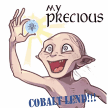 cobaltlend smeagol my precious my precious gif
