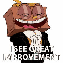 i see great improvement ludwig the cuphead show youre growing youre better than what you were