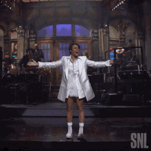 here i am ariana debose saturday night live i have arrived dramatic entrance