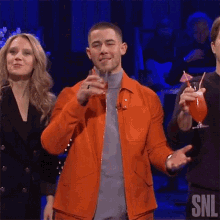 Drinking Nick Jonas GIF - Drinking Nick Jonas Saturday Night Live GIFs