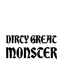 Dirty Great Monster Zombie Sticker - Dirty Great Monster Monster Zombie Stickers
