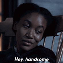 Hey Handsome Jennie Reeves GIF - Hey Handsome Jennie Reeves Lawmen Bass Reeves GIFs