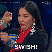 Swish Summer GIF - Swish Summer Family Feud Canada GIFs