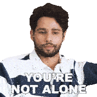 You'Re Not Alone Siddhant Chaturvedi Sticker - You'Re Not Alone Siddhant Chaturvedi Pinkvilla Stickers