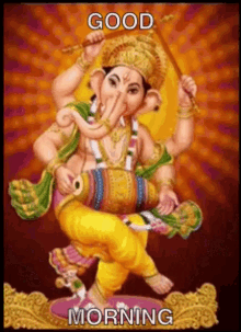 Ganesha Good Morning GIF - Ganesha Good Morning GIFs