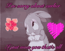 Im Sorry Baby Sad GIF - Im Sorry Baby Sad Rabbit GIFs