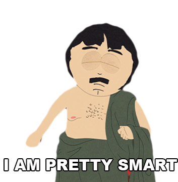 I Am Pretty Smart Randy Marsh Sticker - I Am Pretty Smart Randy Marsh South Park Stickers