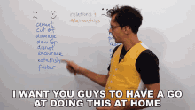 I Want You Guys To Have A Go At Doing This At Home Benjamin GIF
