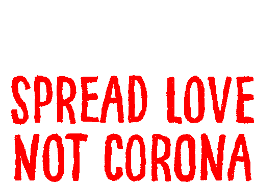 Spread Love Sticker - Spread Love Corona Stickers