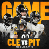 Pittsburgh Steelers Vs. Cleveland Browns Pre Game GIF - Nfl National Football League Football League GIFs