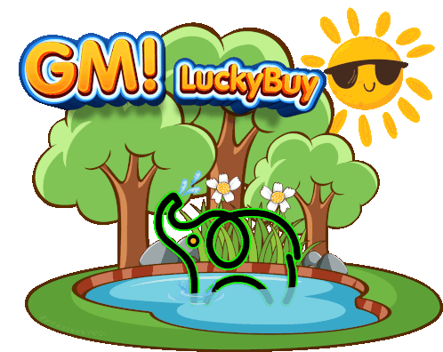 Gm Lucky Buy Luckybuy Sticker - Gm Lucky Buy Luckybuy Stickers
