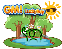 Gm Lucky Buy Luckybuy Sticker - Gm Lucky Buy Luckybuy Stickers