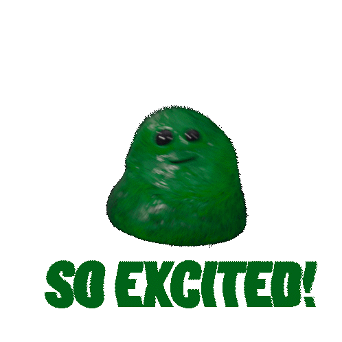 So Excited Slime Sticker - So Excited Slime If Stickers